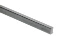 Feielist plast koksgrå - 10 x 16 x 3000 mm